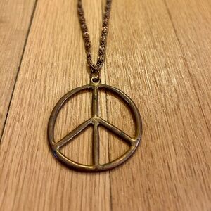 Peace Sign Necklace
